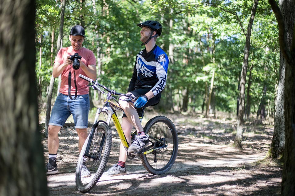 Bett + Bike Videodreh und Fotoshooting