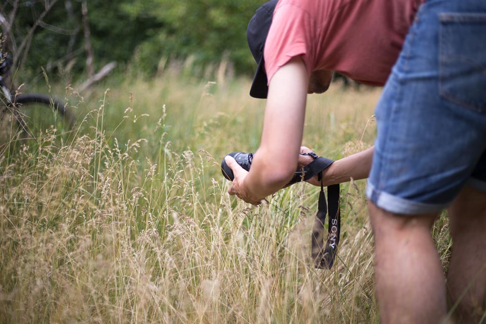 Tristan beim Fotografieren